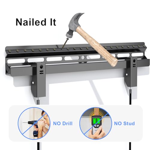 Studless TV Wall Mount for 23-60 Inch TVs up to 99 lbs, Low Profile Drywall TV Bracket with Max VESA 400x400mm R78226