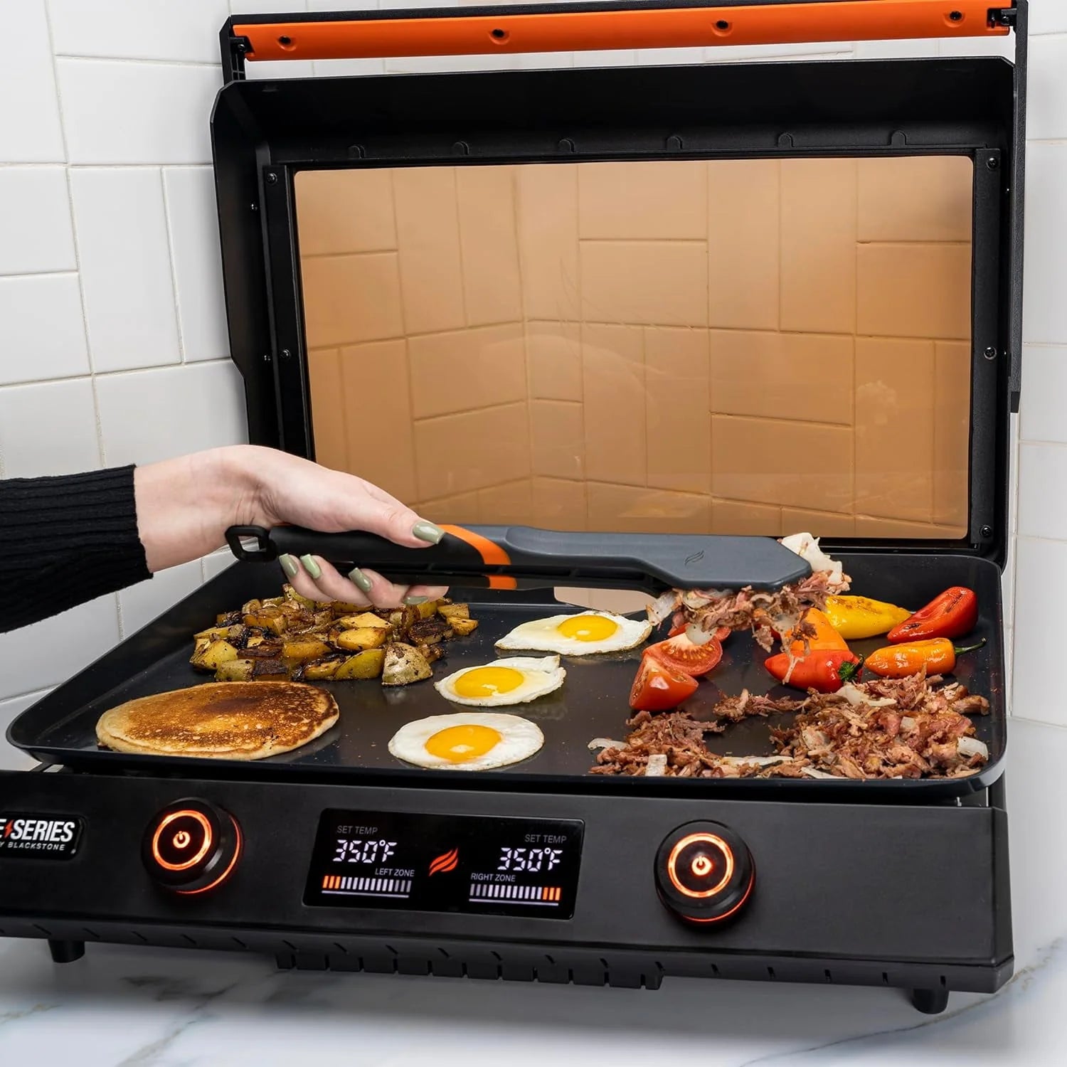 22 Inch Blackstone Electric Griddle Nonstick with Lid T925076