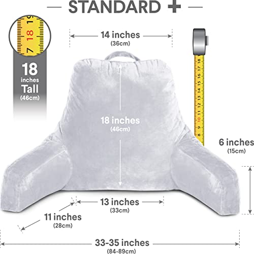 Black Standard+ Original Reading Pillow with Arms, Shredded Memory Foam G42278