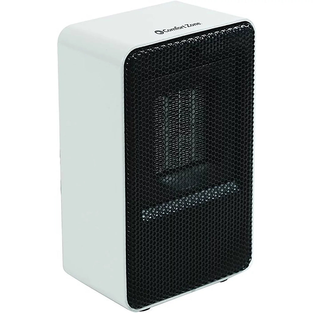 White 250-Watt Ceramic Fan-Forced Desktop Heater A198