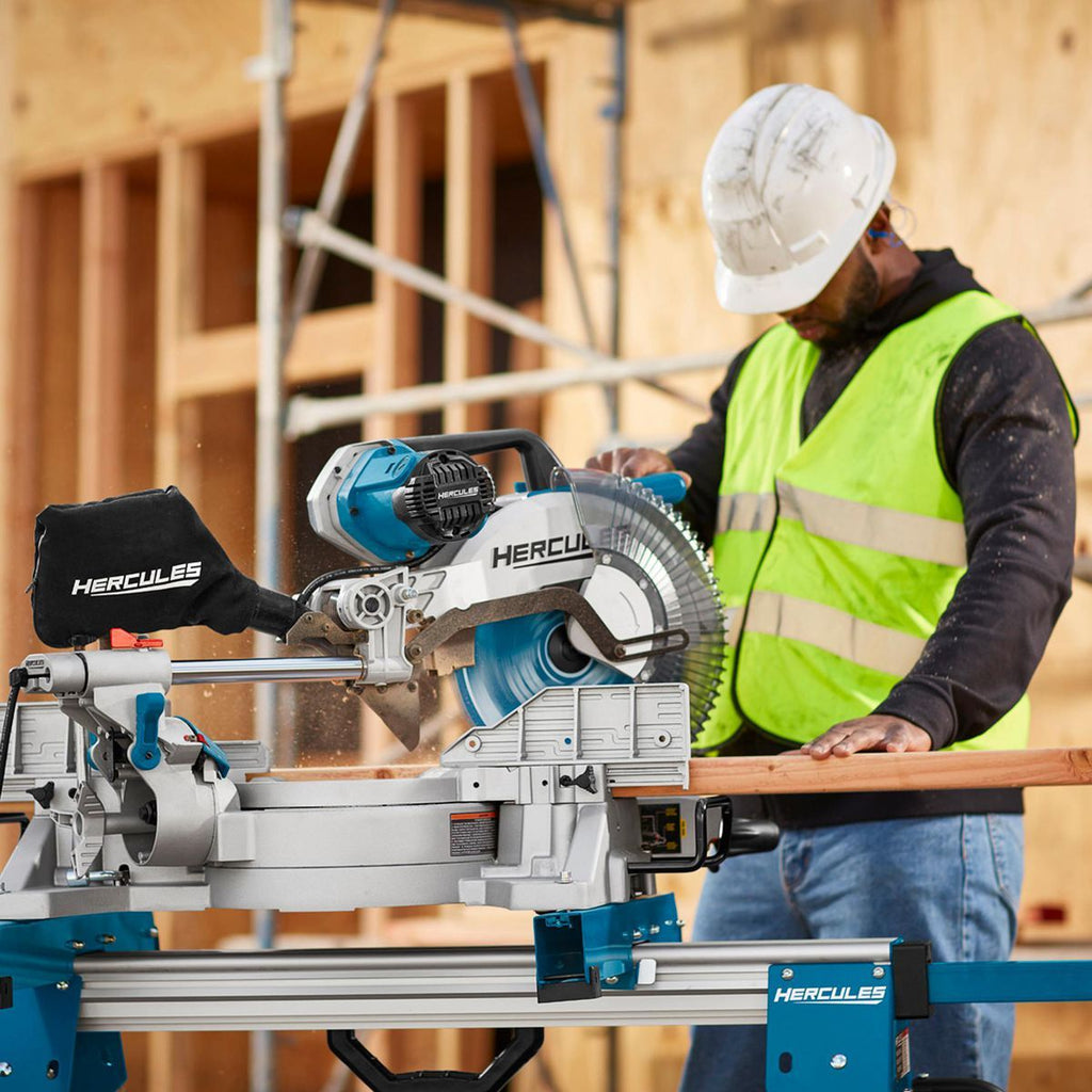 12 in. Dual-Bevel Sliding Compound Miter Saw A63407