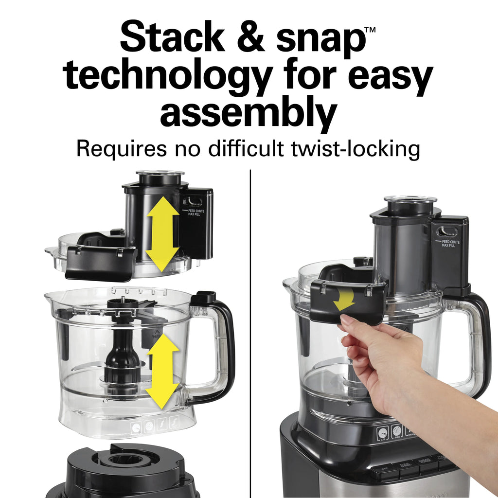10 Cup Black Food Processor M37733