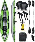 Inflatable Touring Kayak with EVA Padded Seats, Paddles, Pump H3421