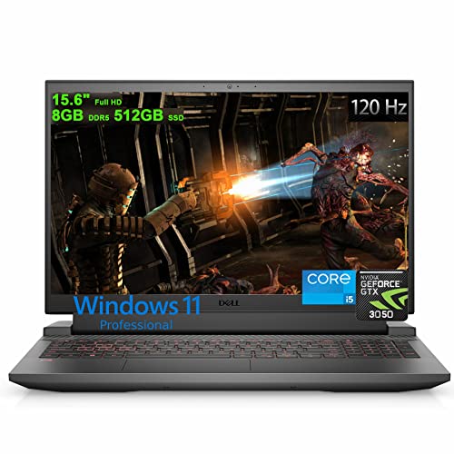 15.6" FHD 120Hz Gaming Laptop with 12th Gen Intel i5-12500H, 8GB DDR5, 256GB SSD, RTX 3050 4GB, Gray A593