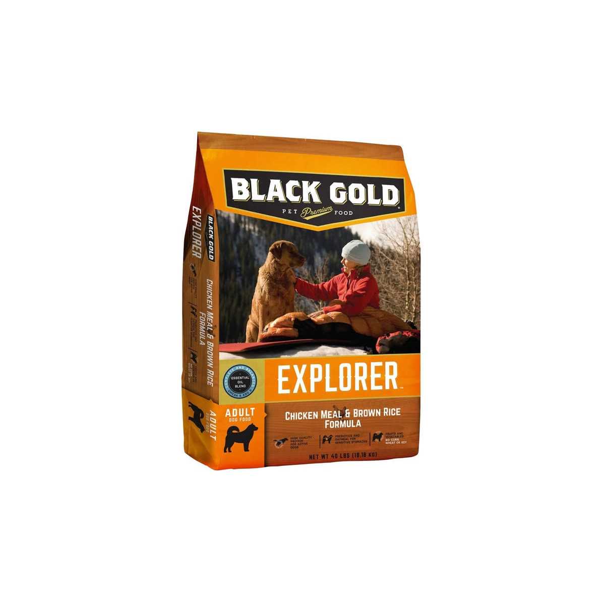 Black Gold Explorer Dog Food Chicken Meal & Brown Rice Formula R488711
