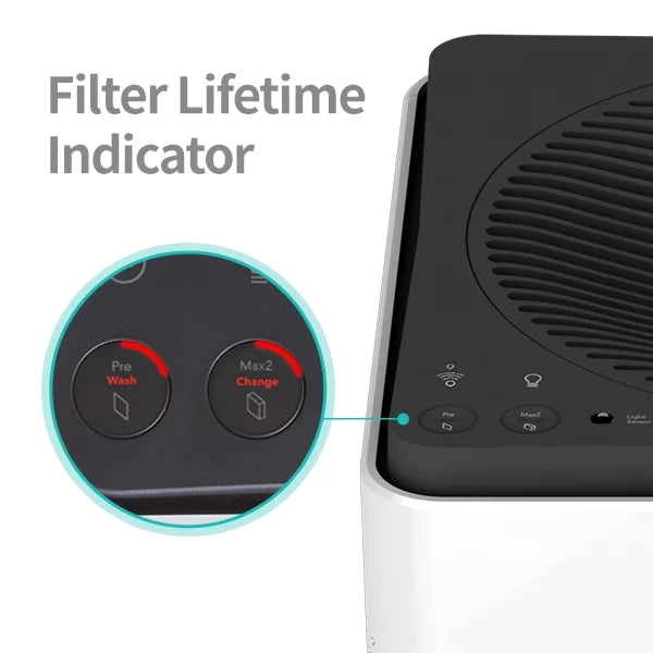 Graphite True HEPA Air Purifier with 1560 sq ft Coverage Y2897