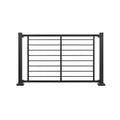 Black Frame Black Rod Rail Kit X452