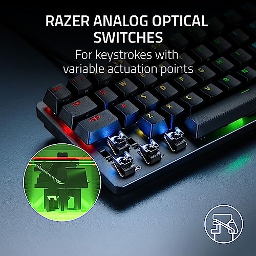 60% Gaming Keyboard with Clicky Optical Switches and PBT Keycaps X8603