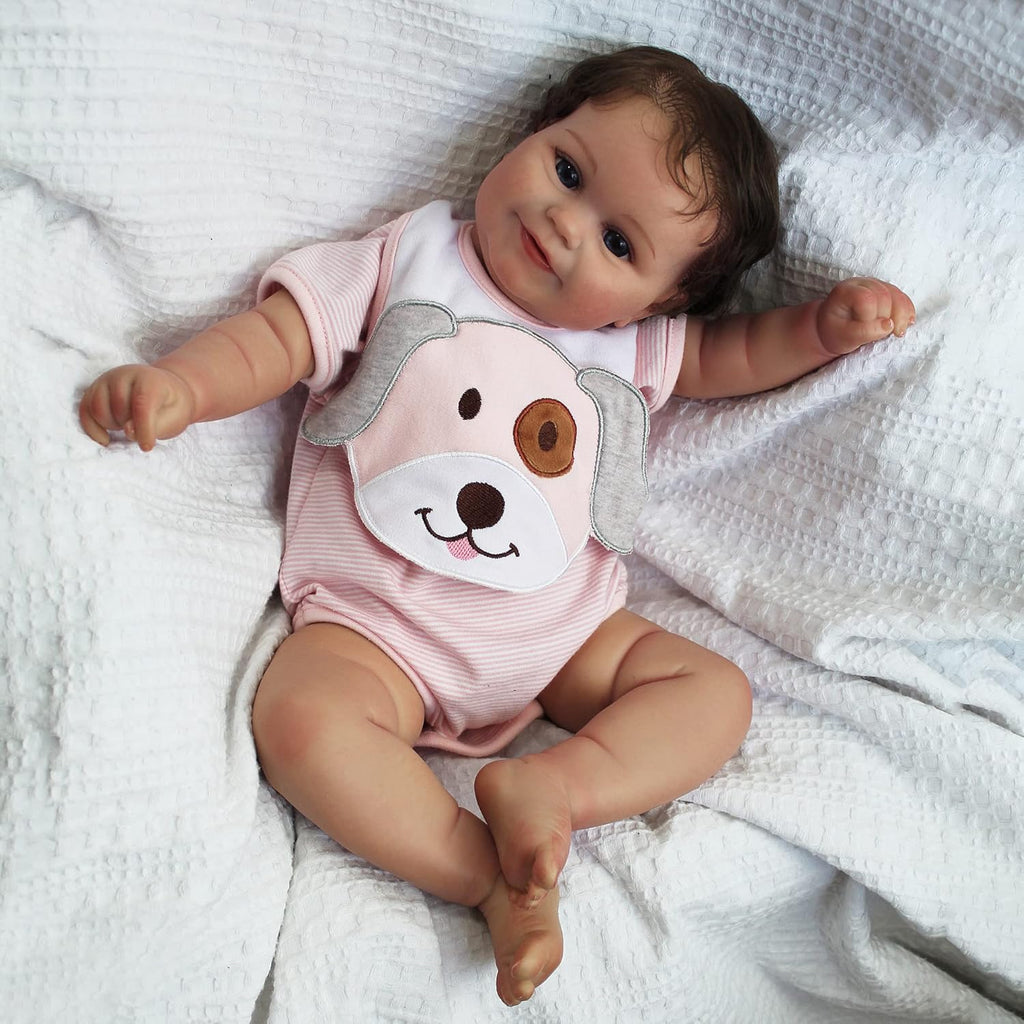 20 Inch Realistic Soft Vinyl Baby Doll W78389