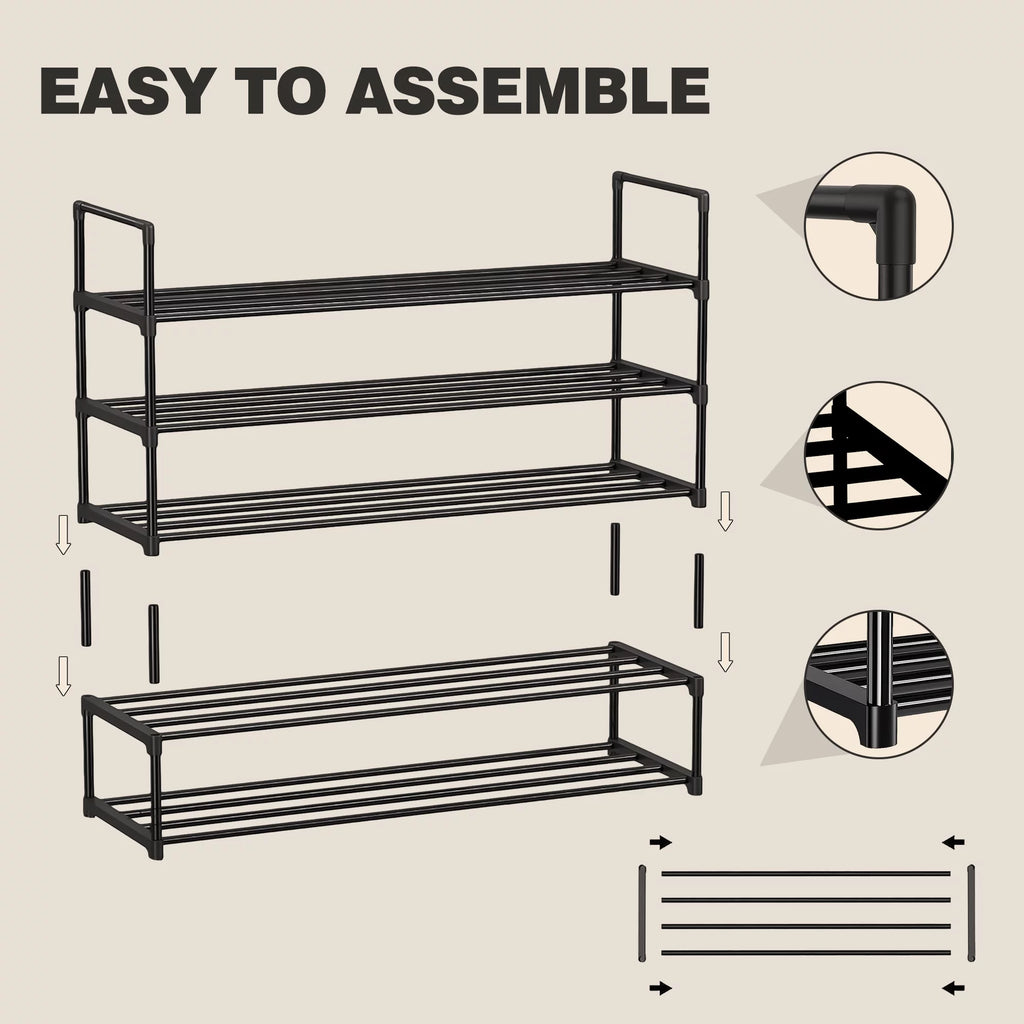 5-Tiers Stackable Shoe Rack G241204