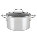 8 Quart Stainless Steel Nonstick Induction Stockpot with Lid F71441