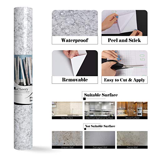 15.8"x276" Glossy Granite Contact Paper Z7484