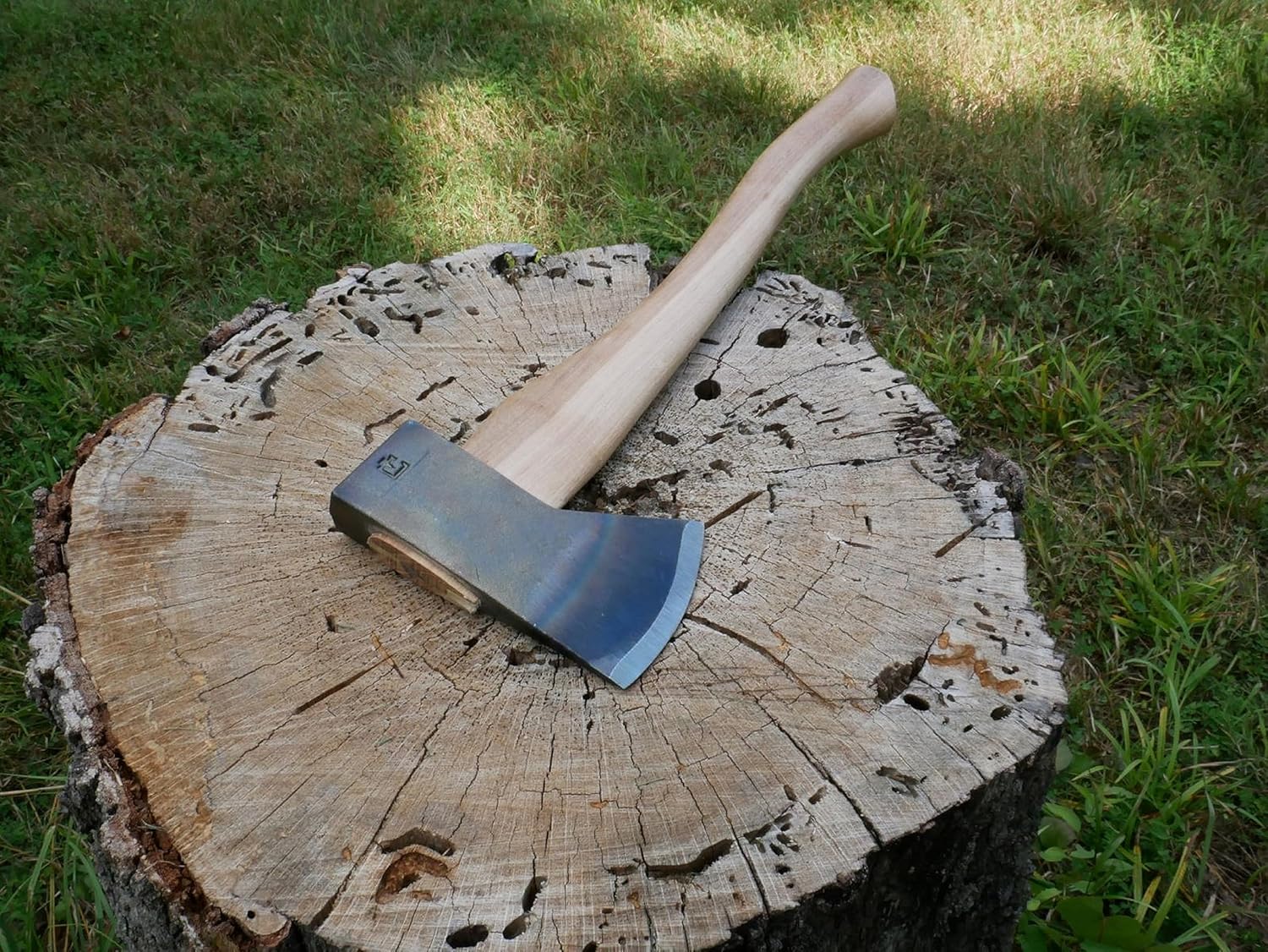 18" Curved Wooden Handle Camp Axe G1374