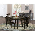 9 Piece Square Wooden Dining Table Set with Butterfly Leaf and 8 Chairs P422912