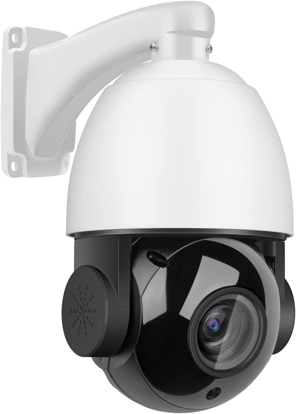 4K 8MP PTZ PoE IP Camera Dome, 18X Optical Zoom, 165ft IR Night Vision, IP66 F2483