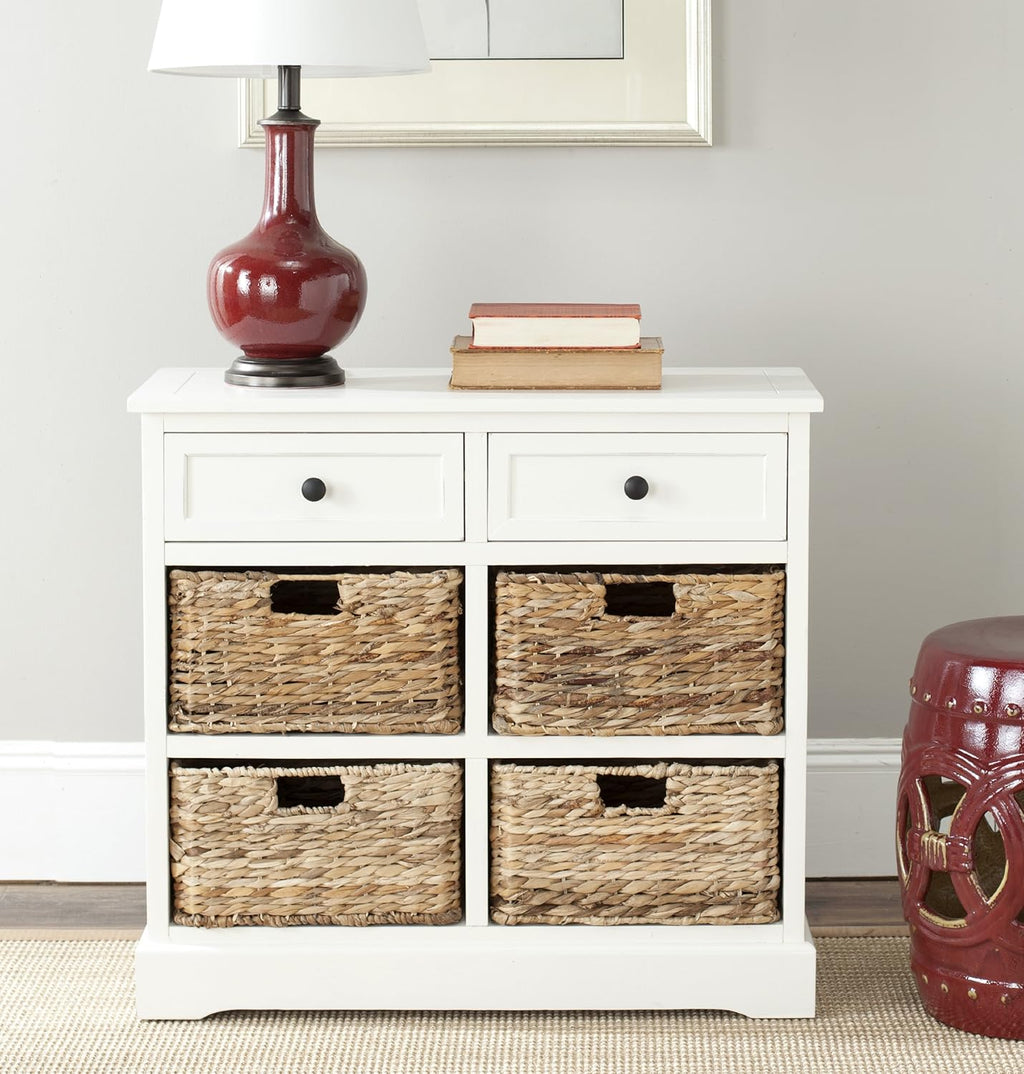 Brown Wicker Basket Storage Unit P59362