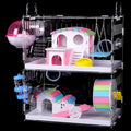 Large Hamster Cage with Crossover Tubes Tunnels Q903