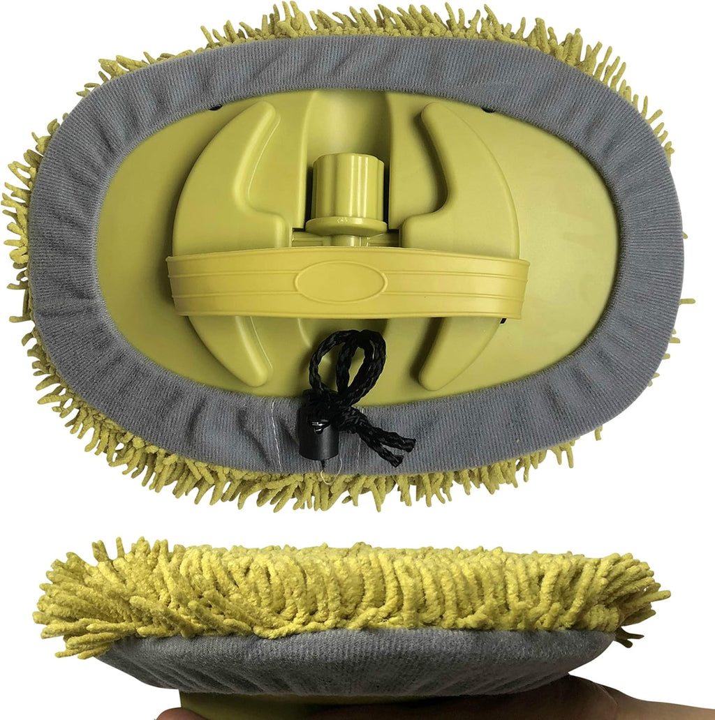 Wall Duster with 7-30 Foot Extension Pole and Chenille Microfiber Cleaning Head U5694