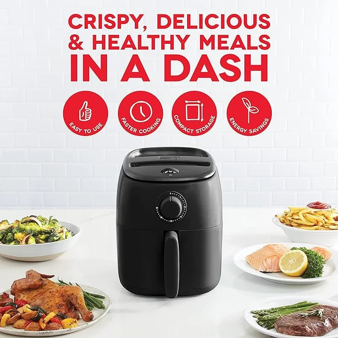 2.6 Qt. Black Electric Air Fryer Oven X17669
