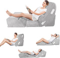 6 Piece Foam Bed Wedge Pillow Set D914