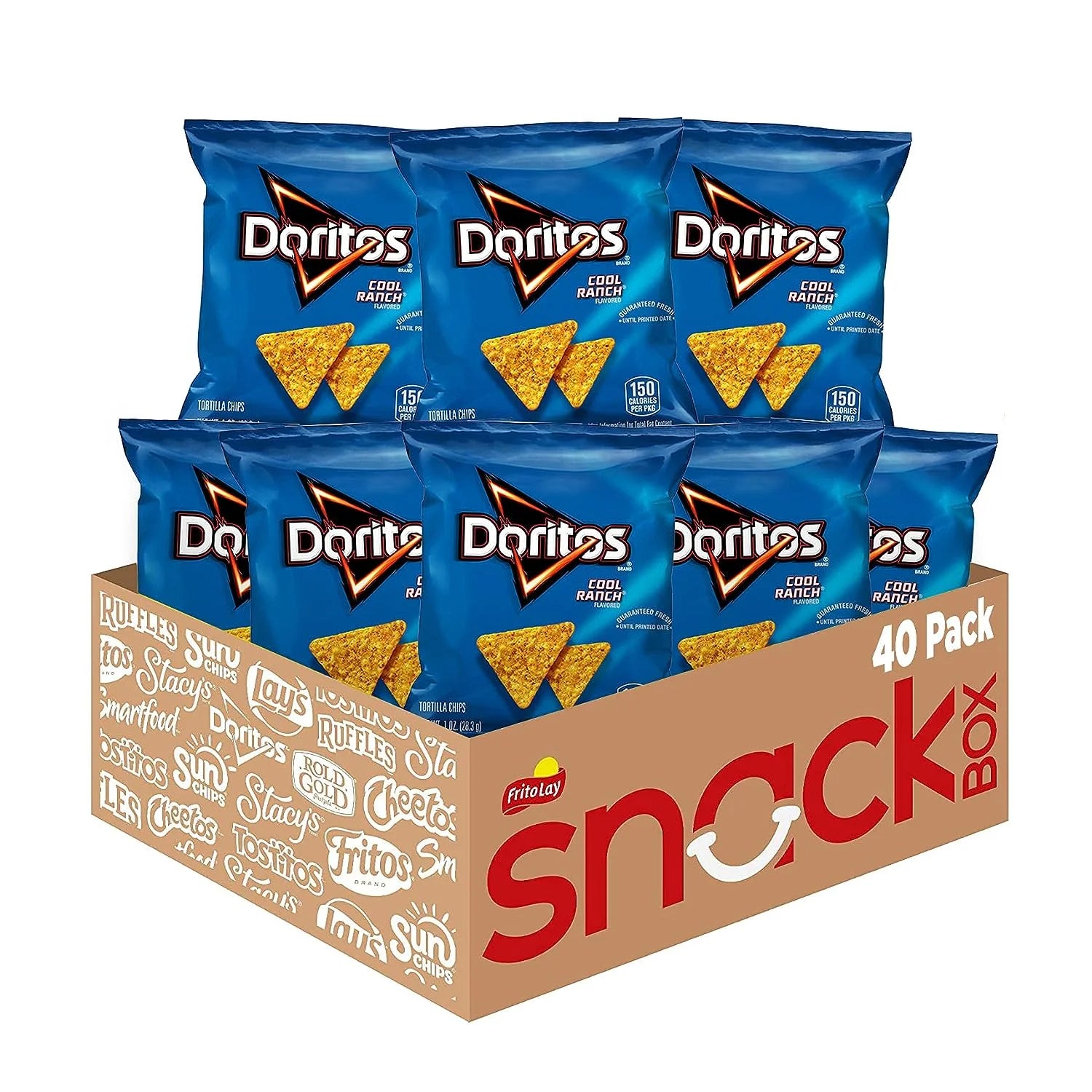 40 Count 1 oz Cool Ranch Tortilla Chips Multipack K4198