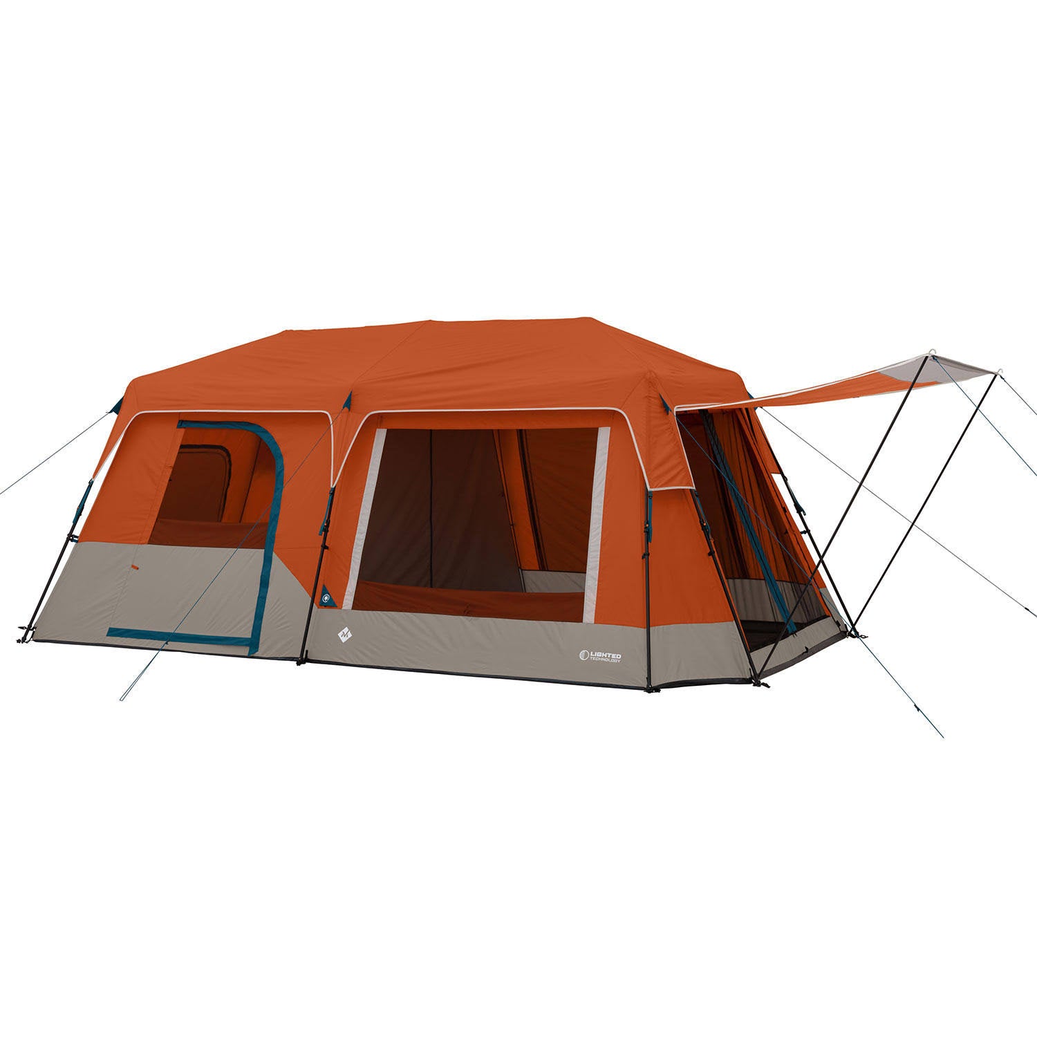 12 Person Instant Cabin Tent with LED Lights F134663