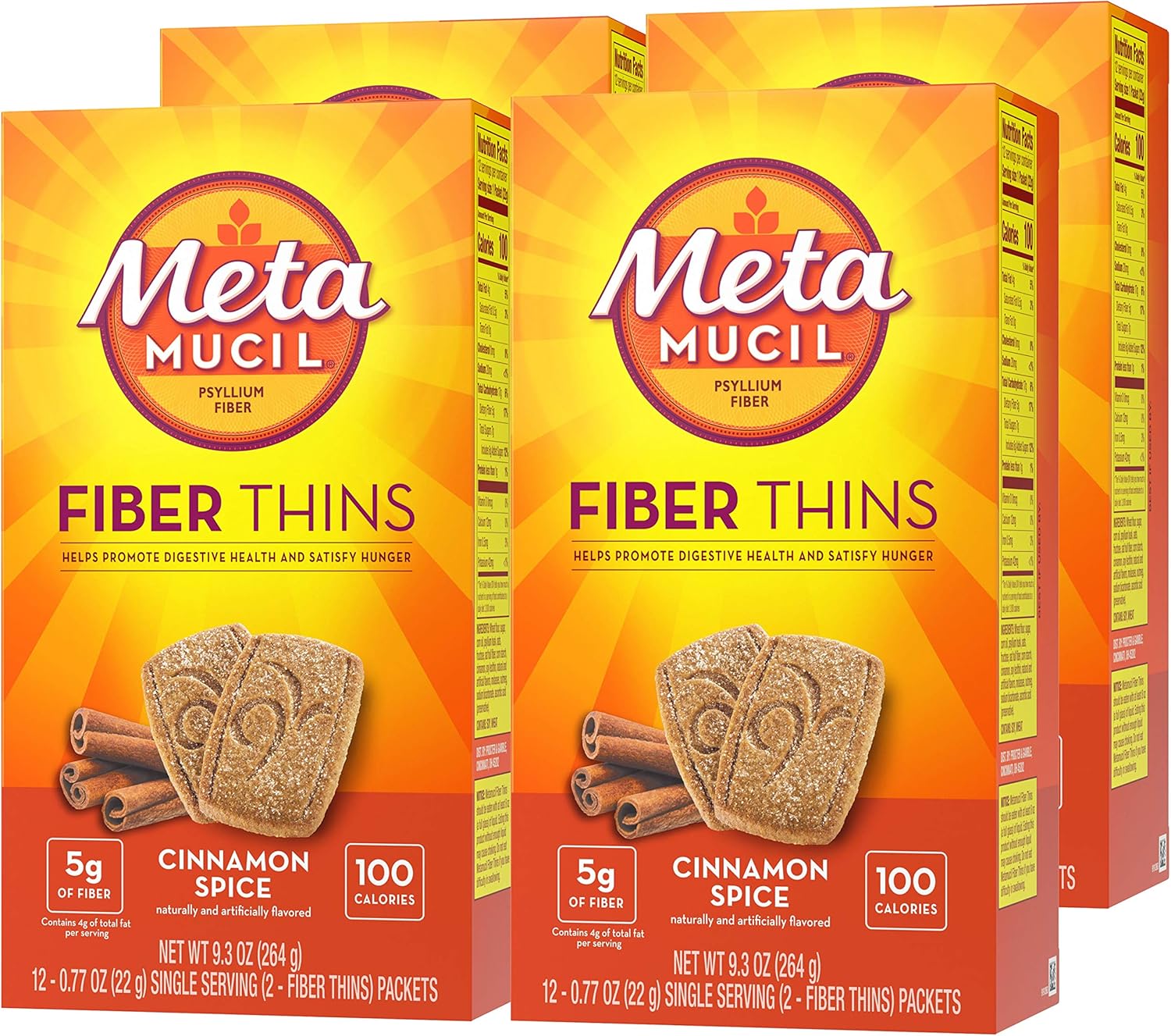 Cinnamon Spice Fiber Thins, 48 Servings J348