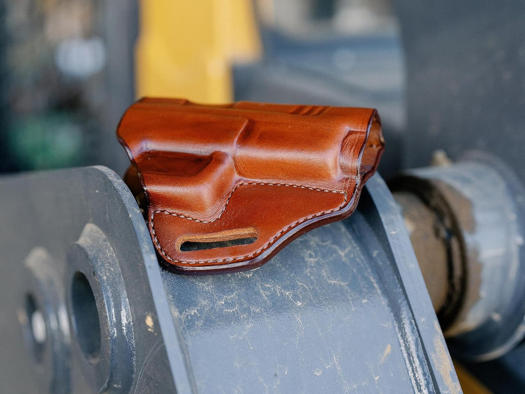 Tan Right Hand Belt Slide Holster S220