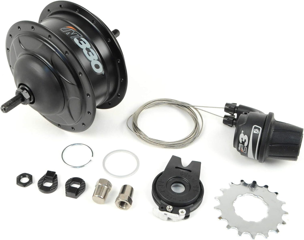 Black 32h Internal Gear Bicycle Rear Hub A3713