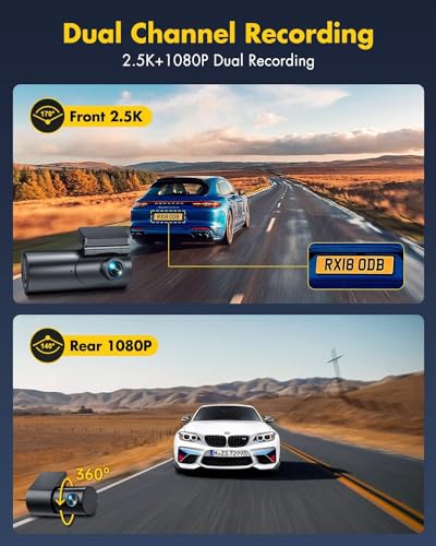 4K Dash Cam with 64GB SD Card G241
