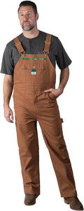 Men's Duck Bib Overall, Pecan, 38x32 D599