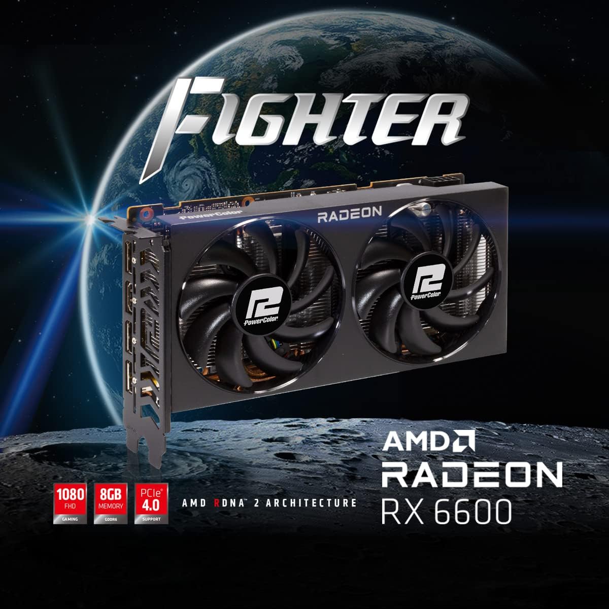AMD Radeon RX 6600 XT Gaming Graphics Card with 8GB GDDR6 Memory J486804