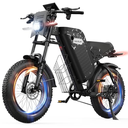 Electric Bike 48V 31.5Ah Battery 20" Fat Tires 7-Speed O540