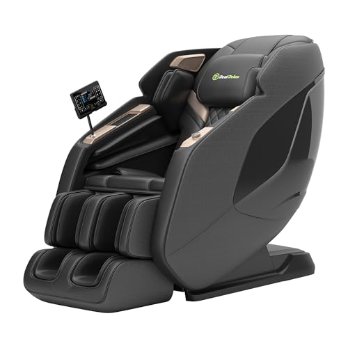 4D Massage Chair Full Body Zero Gravity Recliner with Negative Ion Purification, Aromatherapy, 20 Auto Modes, Yoga Stretching, Touch Screen, Foot Rollers, Wireless Charger G690