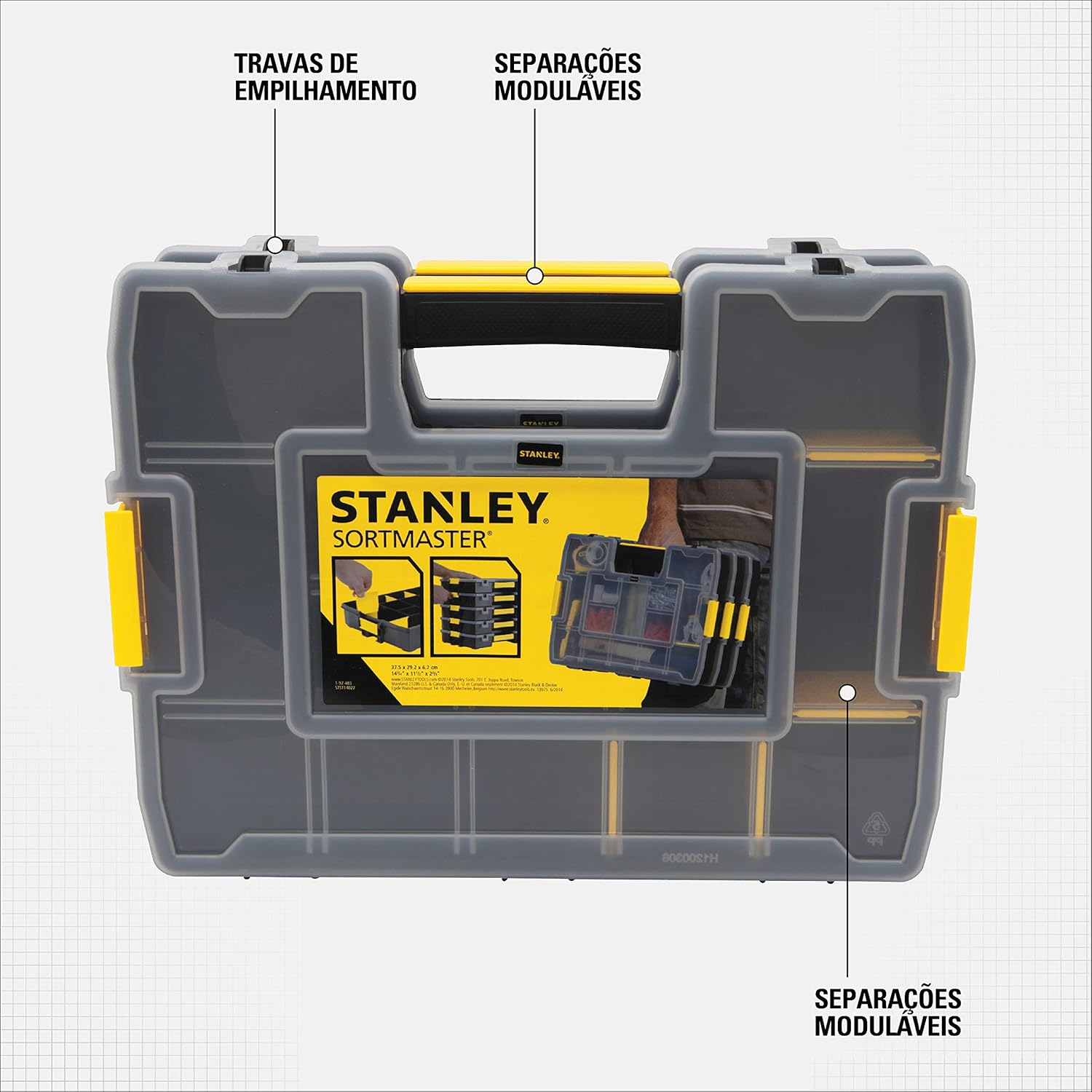 SortMaster Organizer Box With Dividers I6113