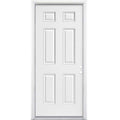 36-in x 80-in Steel Left-Hand Inswing Prehung Single Front Door with Brickmould Insulating Core K290