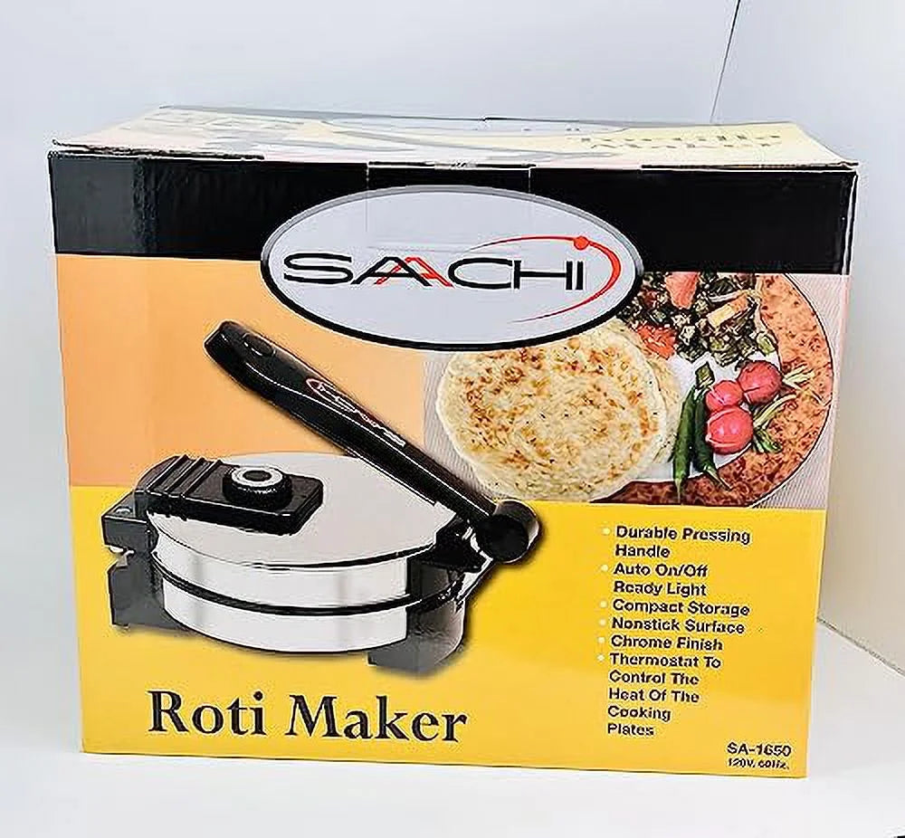 Electric Non-Stick Roti Chapati Flat Bread Tortilla Maker with Temperature Control R18570