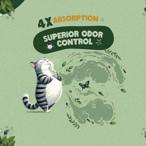 Natural Soft Wood Cat Litter (10lb, Set of 2, Unscented) F981291