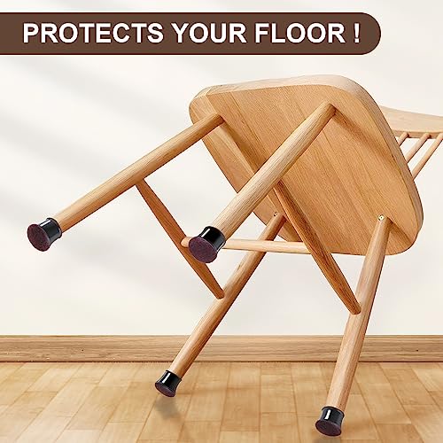 Small Clear Round Rubber Furniture Leg Caps Covers (Fit Round Diameter:0.6''-0.8'') S76716