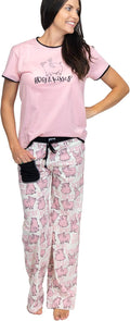 Women's Short Sleeve Pajama Set Y664