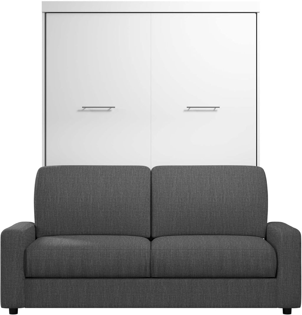 White Queen Murphy Sofa Wall Bed X21981
