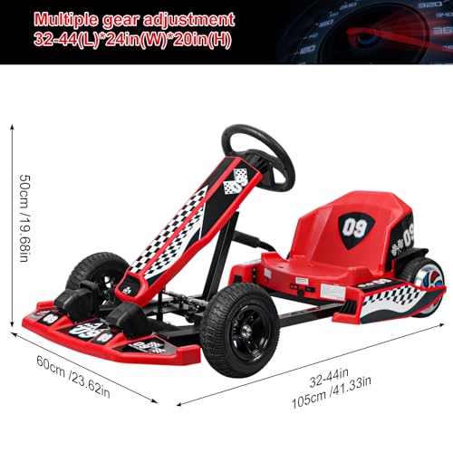 36V Electric Go Kart Red Z21217