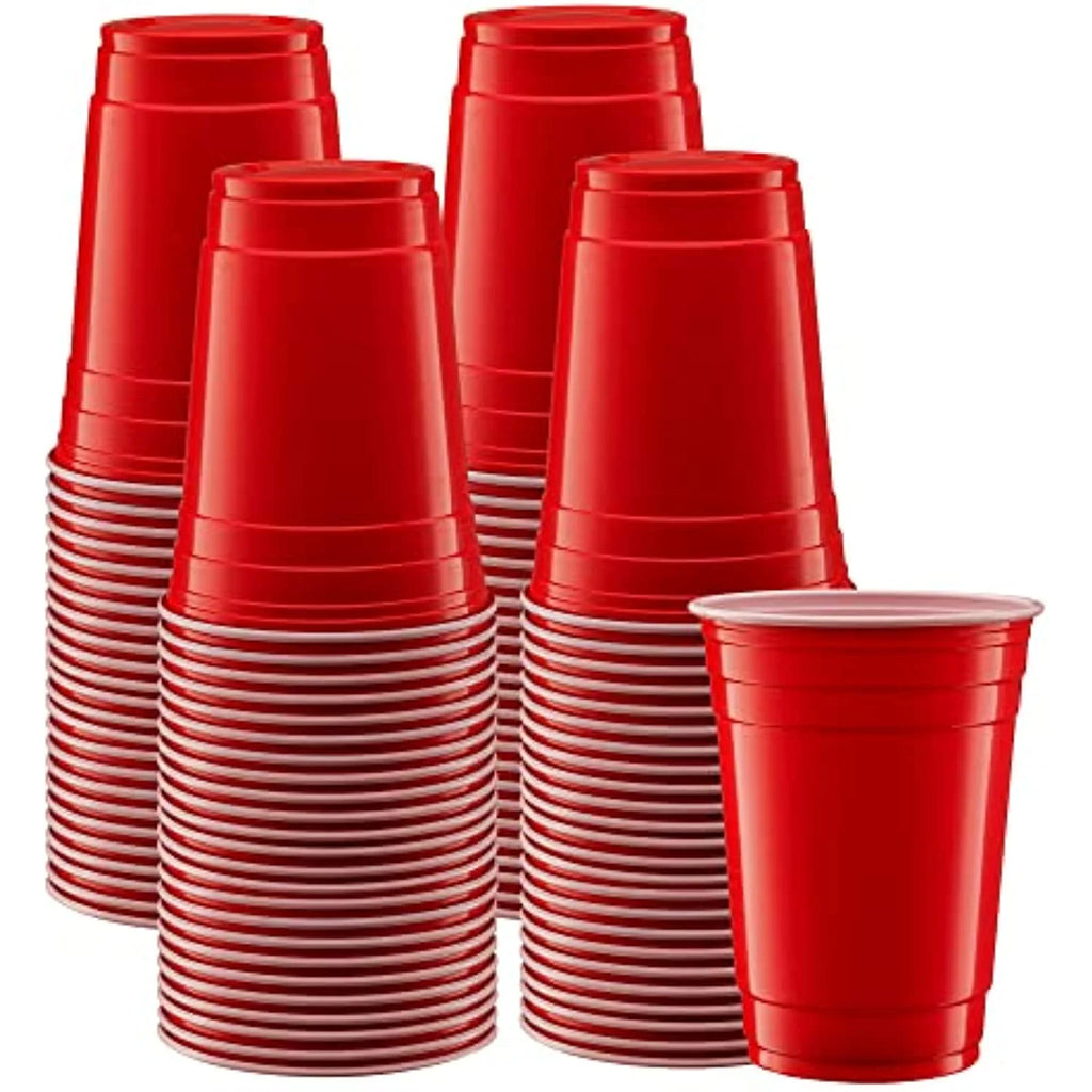 Red 18 Oz. Disposable Plastic Cups B4139