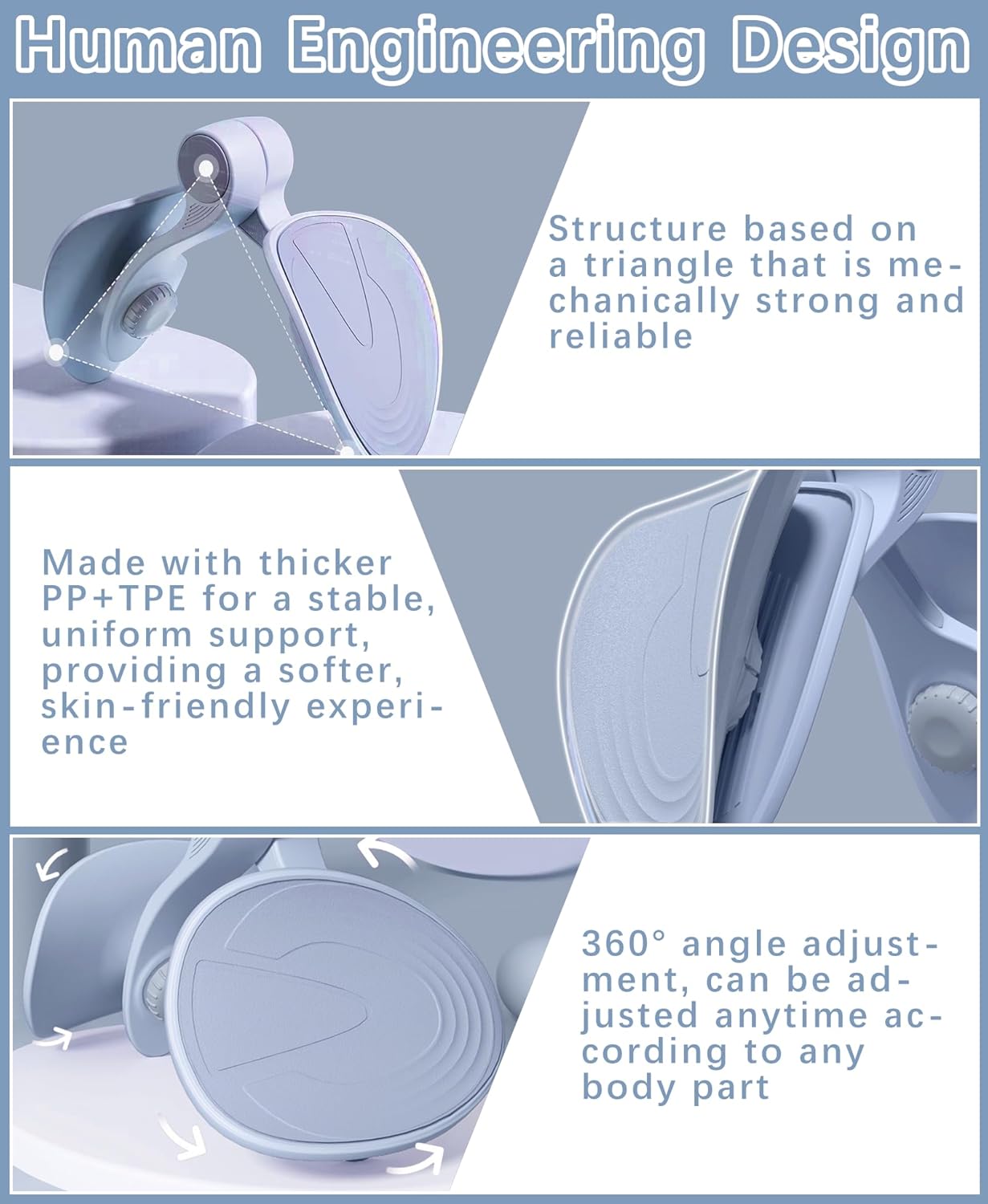 Leg Press Machine Thigh Master Hip Trainer Kegel Exerciser Pelvic Floor Trainer H44933