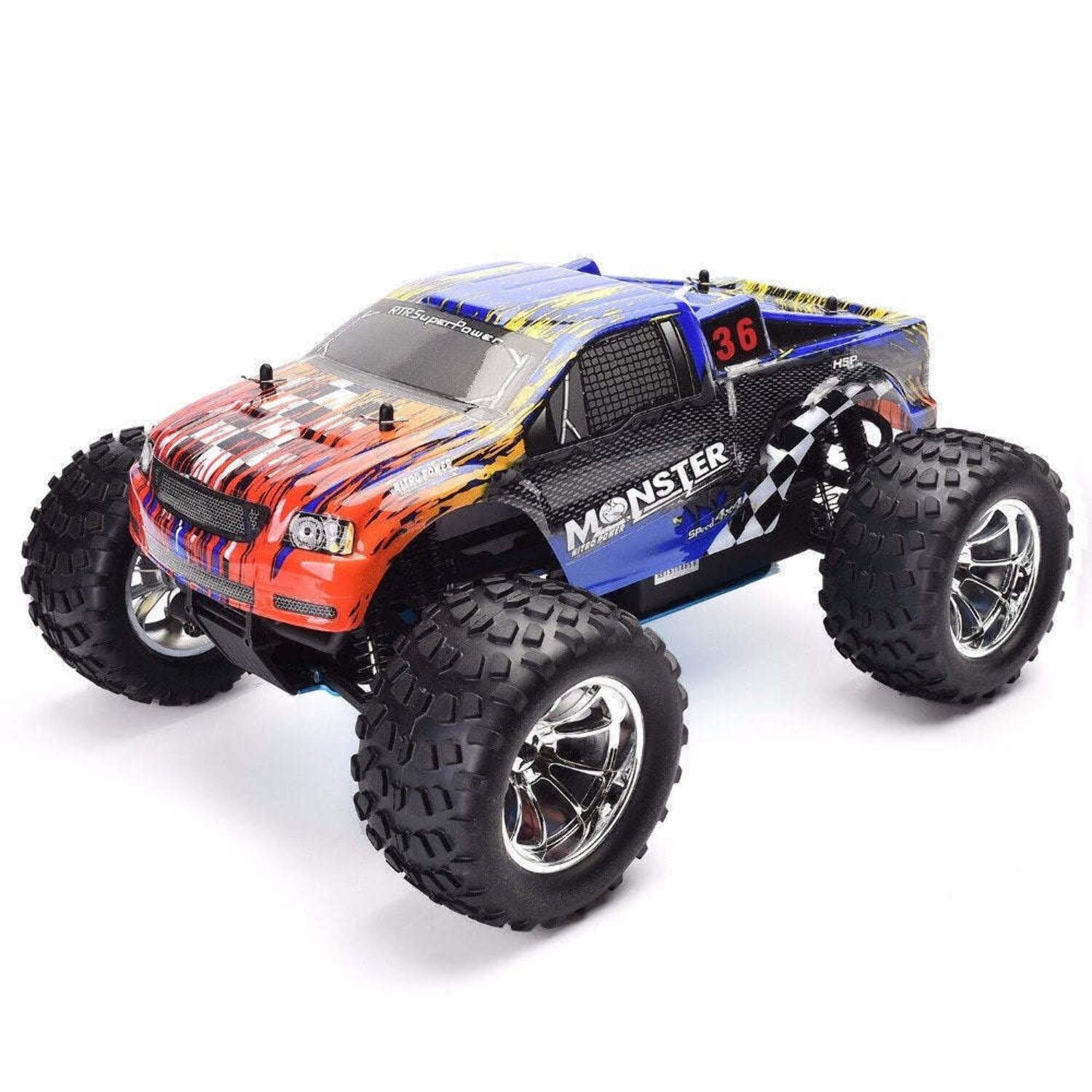 Nitro Gas Power 4wd Remote Control Monster Truck Y487678