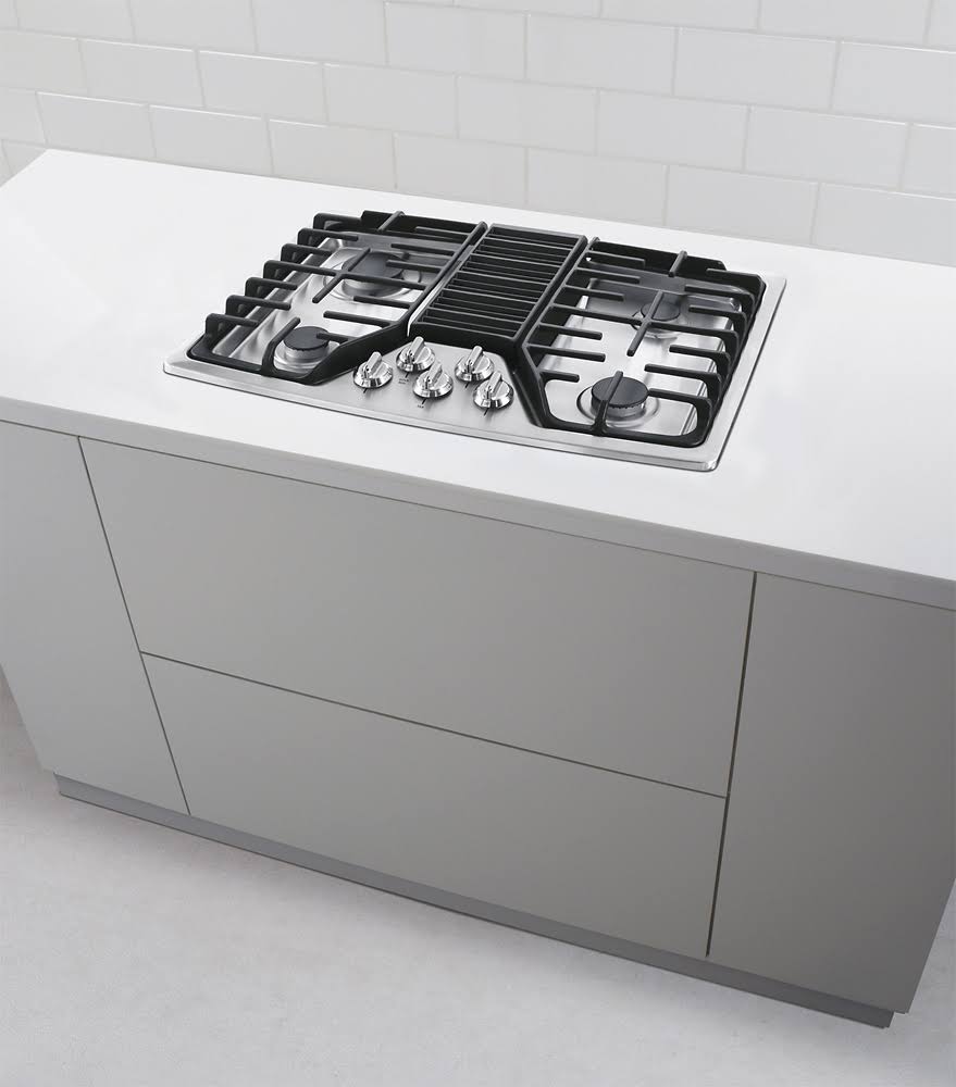 30x22 Gas Downdraft Cooktop Stainless Steel V35053