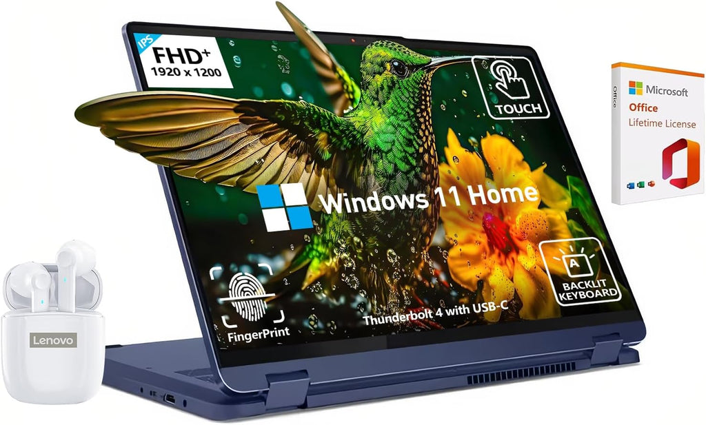 14 Inch FHD Touchscreen 2 in 1 Laptop, Intel Core i5, 16GB RAM 512GB SSD, Windows 11, Backlit Keyboard P28841