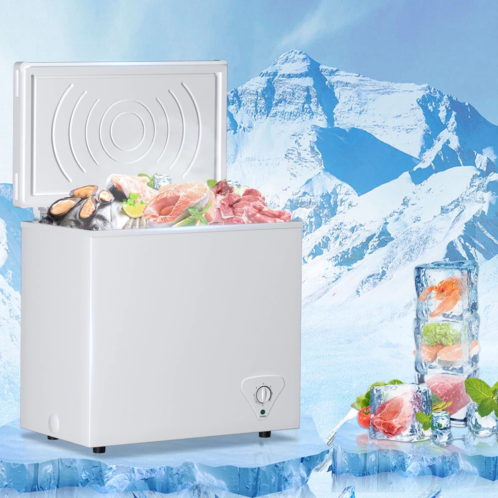 7 Cu. Ft. Chest Freezer with Removable Basket K715