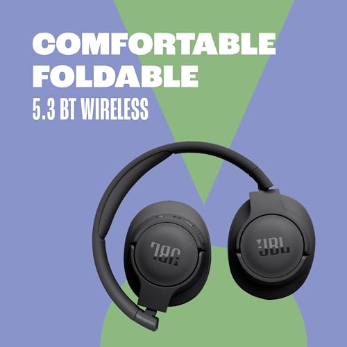 Wireless Over-Ear Headphones with Bluetooth 5.3, Blue J7338