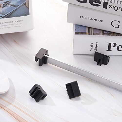 8 Pieces PVC Hanging File Rail Clips File Cabinet Rails X8911